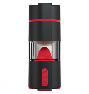 GALAKU Dream Lover Tongue And Pussy Vibration Cup (Chargeable - Black)